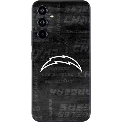NFL Los Angeles Chargers Black & White Galaxy A54 5G Skin
