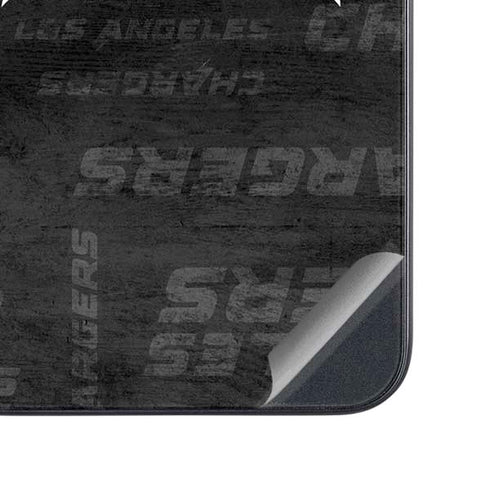 NFL Los Angeles Chargers Black & White Galaxy A54 5G Skin