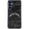 NFL Los Angeles Chargers Black & White Galaxy A55 5G Clear Case
