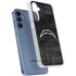 NFL Los Angeles Chargers Black & White Galaxy A55 5G Clear Case
