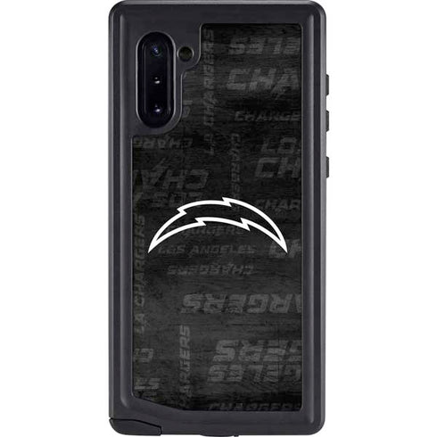 NFL Los Angeles Chargers Black & White Galaxy Cases