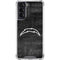 NFL Los Angeles Chargers Black & White Galaxy S22 Clear Case