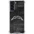 NFL Los Angeles Chargers Black & White Galaxy S22 Clear Case