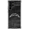 NFL Los Angeles Chargers Black & White Galaxy S23 Ultra Clear Case