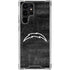 NFL Los Angeles Chargers Black & White Galaxy S23 Ultra Clear Case