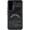 NFL Los Angeles Chargers Black & White Galaxy S24 Plus Waterproof Case
