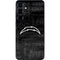 NFL Los Angeles Chargers Black & White Galaxy S24 Skin