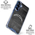 NFL Los Angeles Chargers Black & White Galaxy S25 Clear Case