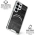 NFL Los Angeles Chargers Black & White Galaxy S25 Ultra Clear Case