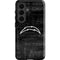 NFL Los Angeles Chargers Black & White Galaxy S26 Plus Impact Case