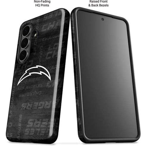 NFL Los Angeles Chargers Black & White Galaxy S26 Plus Impact Case