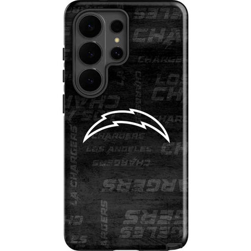 NFL Los Angeles Chargers Black & White Galaxy S26 Ultra Impact Case
