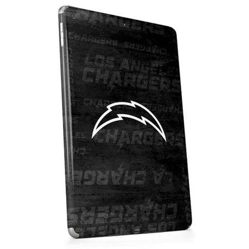NFL Los Angeles Chargers Black & White Apple iPad Skin