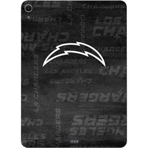 NFL Los Angeles Chargers Black & White Apple iPad Air Skin