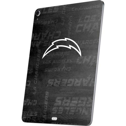 NFL Los Angeles Chargers Black & White Apple iPad Air Skin