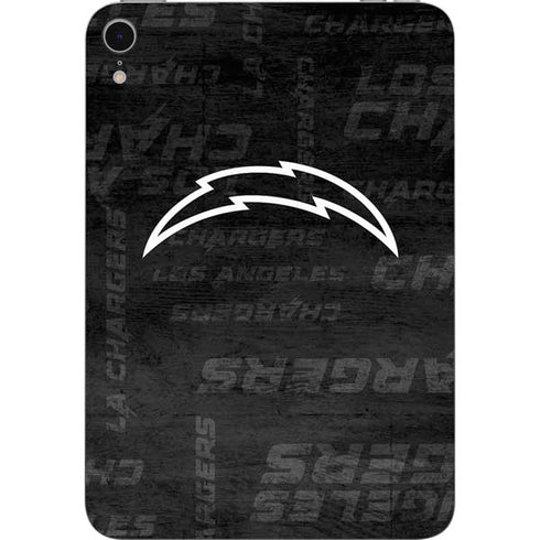 NFL Los Angeles Chargers Black & White Apple iPad Mini Skin