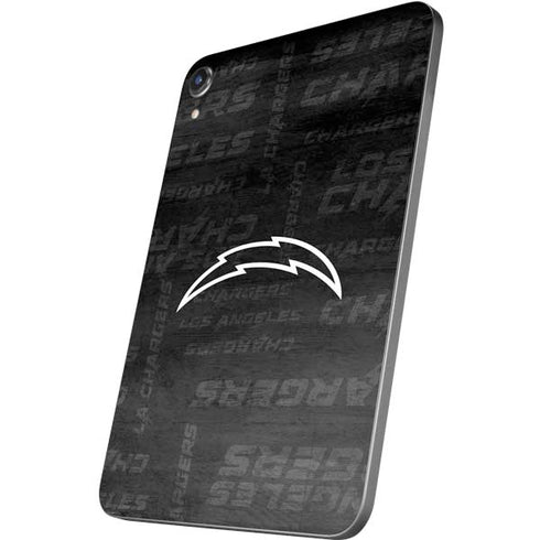 NFL Los Angeles Chargers Black & White Apple iPad Mini Skin