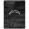 NFL Los Angeles Chargers Black & White iPad Pro 11in (2024) Clear Case