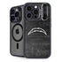 NFL Los Angeles Chargers Black & White iPhone 14 Pro Max Kickstand Case