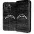 NFL Los Angeles Chargers Black & White iPhone 15 Folio Case
