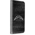 NFL Los Angeles Chargers Black & White iPhone 15 Folio Case