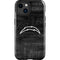 NFL Los Angeles Chargers Black & White iPhone 15 Impact Case