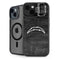 NFL Los Angeles Chargers Black & White iPhone 15 Kickstand Case