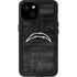NFL Los Angeles Chargers Black & White iPhone 15 Plus Waterproof Case