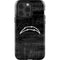 NFL Los Angeles Chargers Black & White iPhone 15 Pro Impact Case