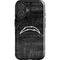 NFL Los Angeles Chargers Black & White iPhone 16 Impact Case