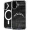 NFL Los Angeles Chargers Black & White iPhone 16 MagSafe Case