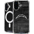 NFL Los Angeles Chargers Black & White iPhone 16 Plus MagSafe Case