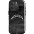 NFL Los Angeles Chargers Black & White iPhone 16 Pro Magsafe Impact Case