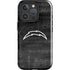 NFL Los Angeles Chargers Black & White iPhone 16 Pro Max Impact Case