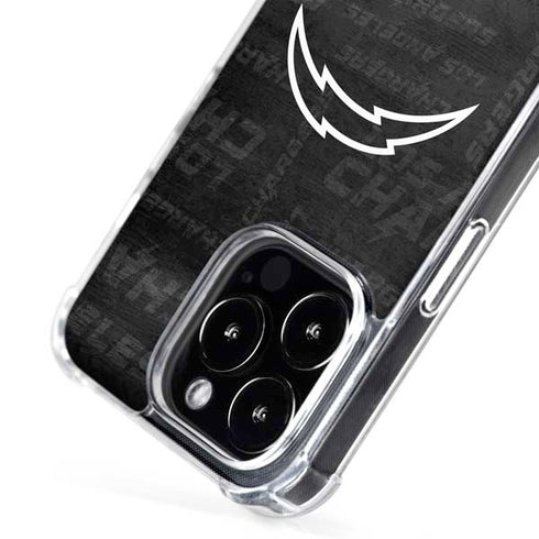 NFL Los Angeles Chargers Black & White iPhone 16 Pro Max MagSafe Case