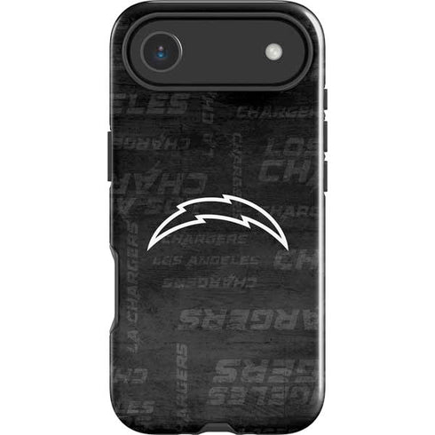 NFL Los Angeles Chargers Black & White iPhone 17 Air Impact Case