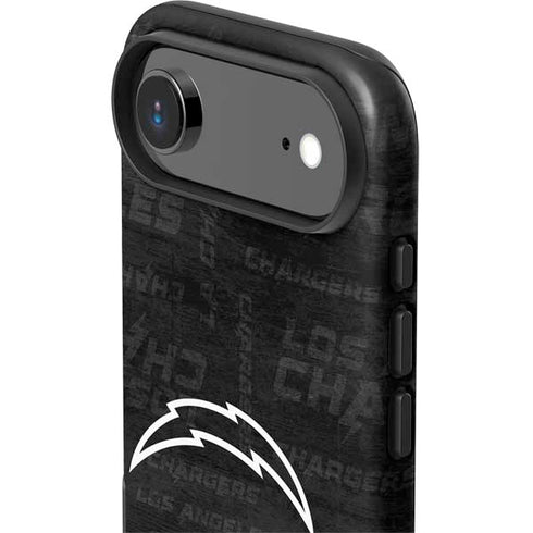 NFL Los Angeles Chargers Black & White iPhone 17 Air Impact Case