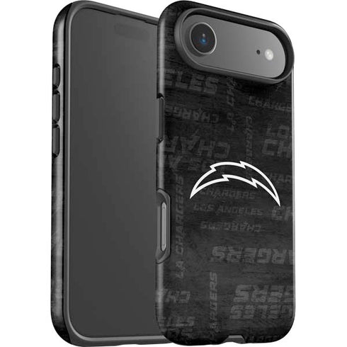NFL Los Angeles Chargers Black & White iPhone 17 Air Impact Case