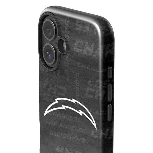 NFL Los Angeles Chargers Black & White iPhone 17 Impact Case