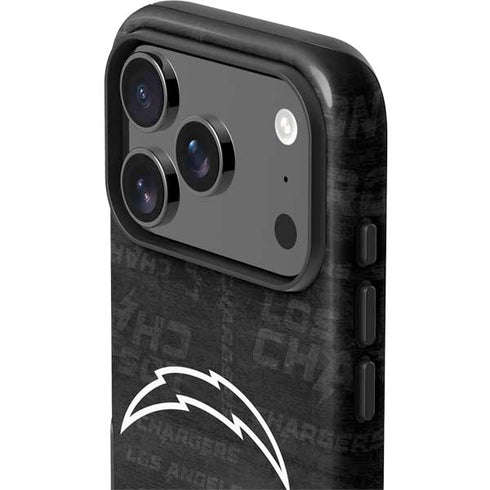NFL Los Angeles Chargers Black & White iPhone 17 Pro Impact Case