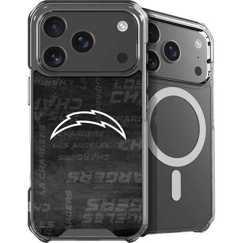 NFL Los Angeles Chargers Black & White iPhone 17 Pro MagSafe Case