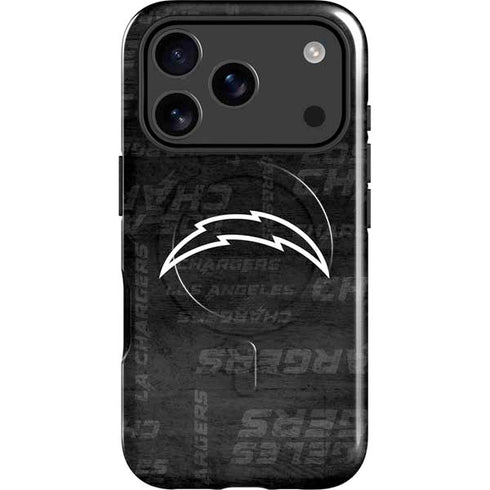 NFL Los Angeles Chargers Black & White iPhone 17 Pro Max Magsafe Impact Case