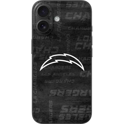 NFL Los Angeles Chargers Black & White iPhone 17 Skin