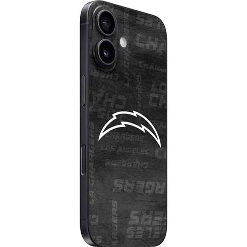 NFL Los Angeles Chargers Black & White iPhone 17 Skin