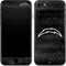 NFL Los Angeles Chargers Black & White iPhone 8 Skin