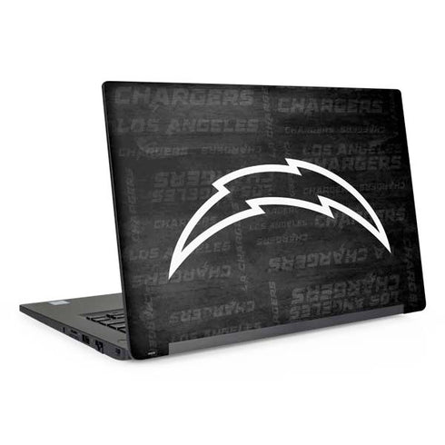 NFL Los Angeles Chargers Black & White Dell Latitude Skin