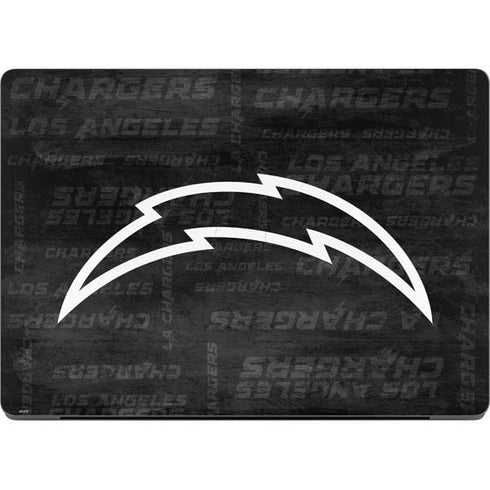 NFL Los Angeles Chargers Black & White Apple MacBook Pro 14-inch Skin