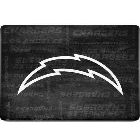 NFL Los Angeles Chargers Black & White MacBook Skins