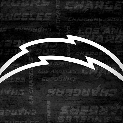 NFL Los Angeles Chargers Black & White MacBook Skins
