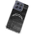 NFL Los Angeles Chargers Black & White Moto G Stylus 5G (2025) Clear Case